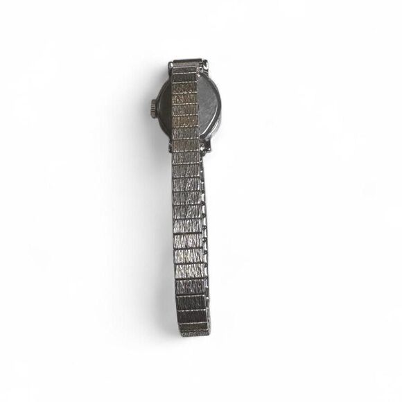 VTG Women's TIMEX Windup Watch Silver Tone Untested - Picture 3 of 5